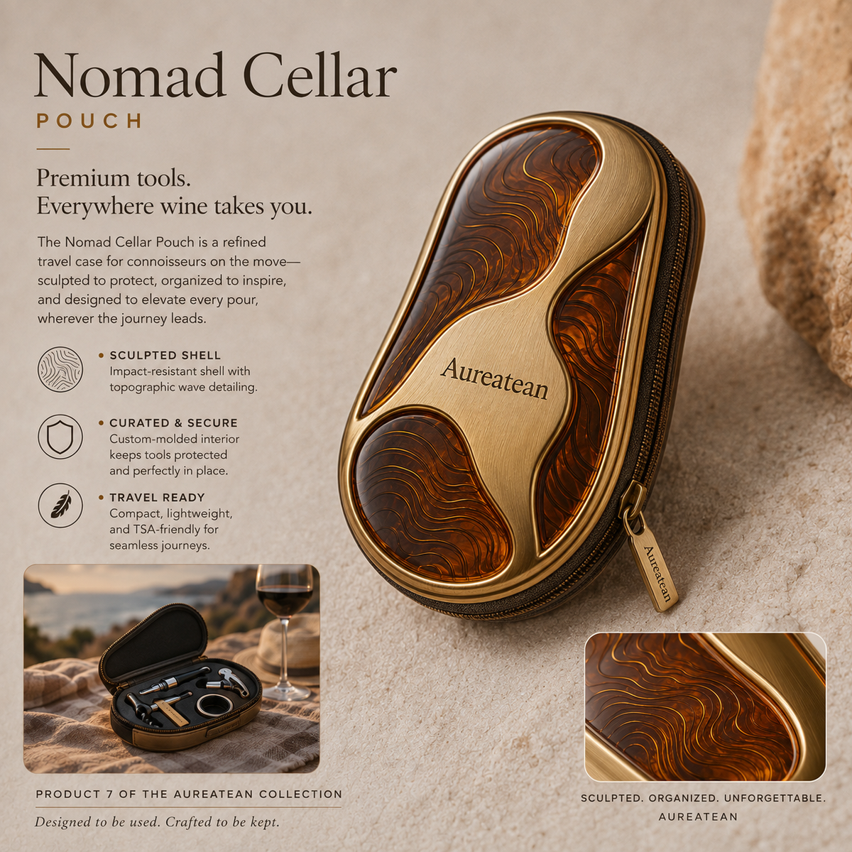 Aureatean™ Nomad Cellar Travel Pouch